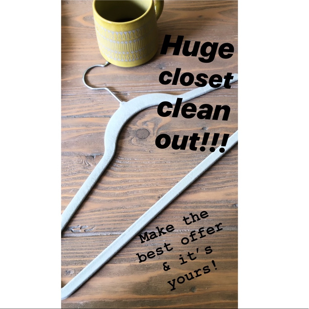 !CLOSET CLEAN OUT!